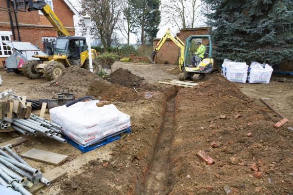 Drainage Ditch Digging in West Lafayette