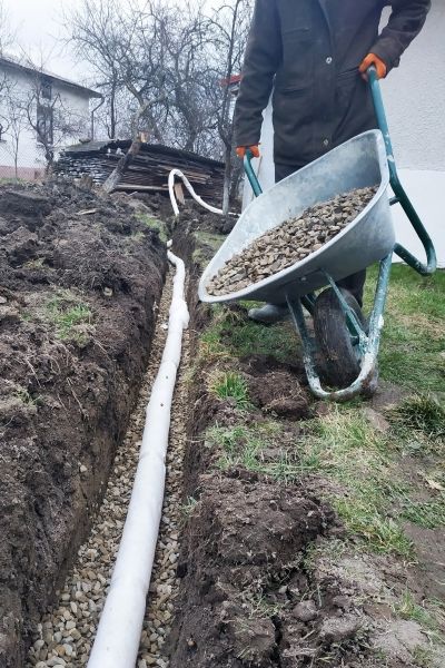 Drain Trenching in West Lafayette